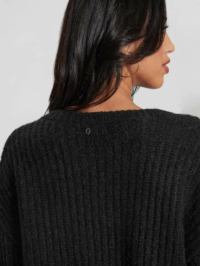 Women GUESS Tops Nara WoolBlend Sweater Black