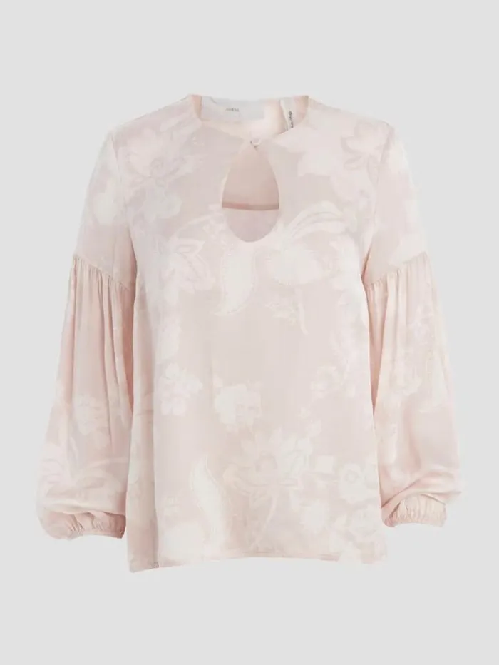 Women GUESS Tops Oceane Blouse Dolly Pink