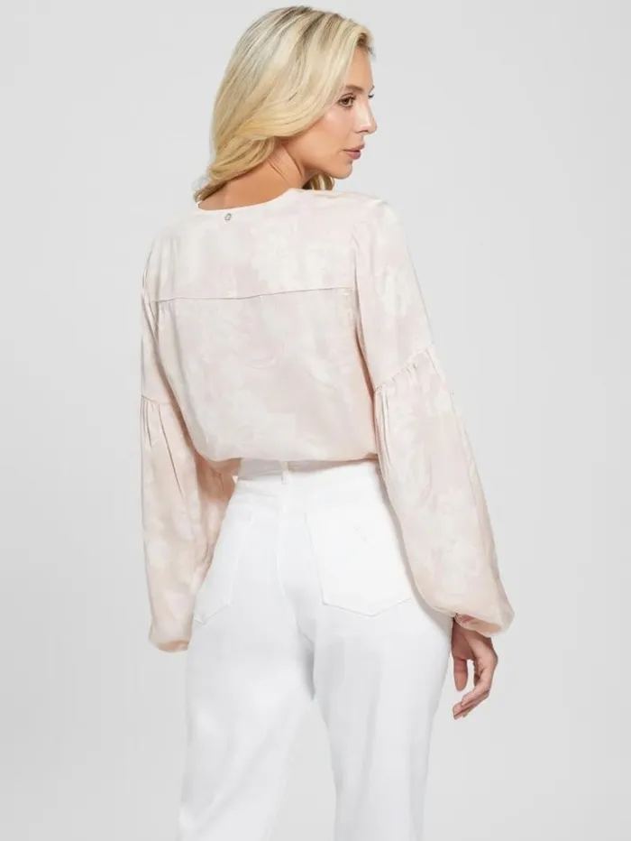 Women GUESS Tops Oceane Blouse Dolly Pink