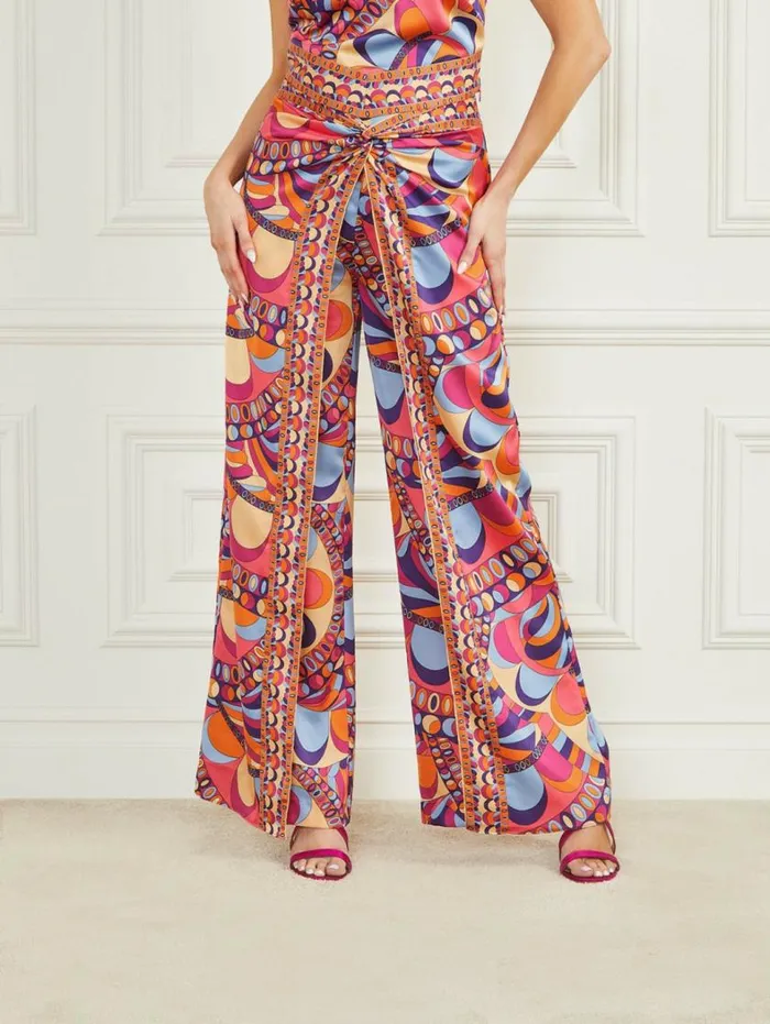 Women Gypset Pant Tulum Print Marciano Bottoms