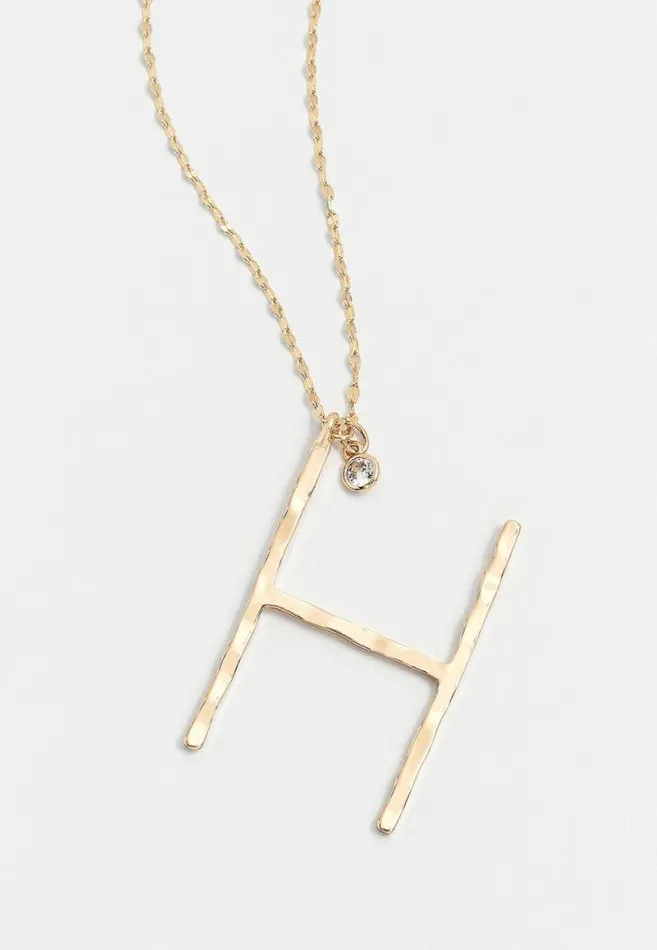 Women H Initial Necklace Maurices Jewelry