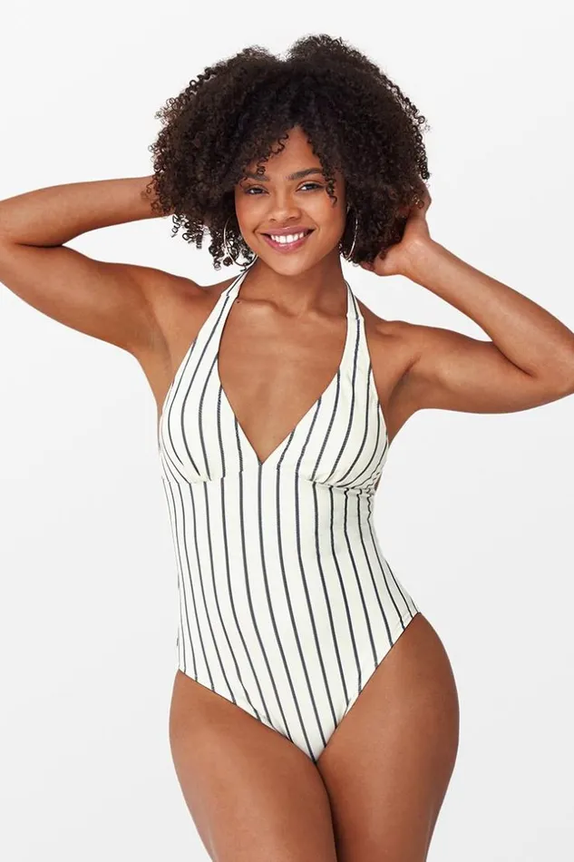 Women Halter and Lace Up Swimsuits Cupshe Alice Stripe Halter One Piece Swimsuit Whiteblack Women Halter and Lace Up Swimsuits Cupshe Alice Stripe Halter One Piece Swimsuit Whiteblack
