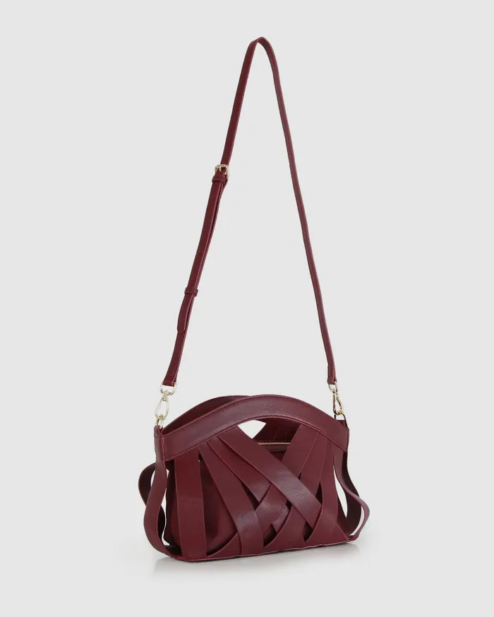 Women Handbags Belle and Bloom One More Night Crossbody Bag 8211 Burgundy Women Handbags Belle and Bloom One More Night Crossbody Bag 8211 Burgundy