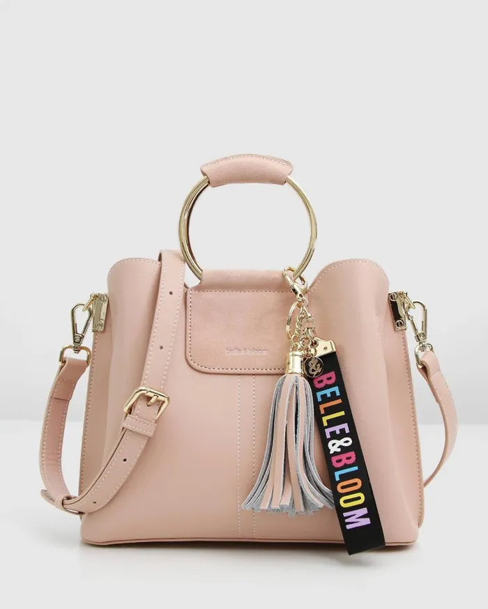 Women Handbags Belle and Bloom Twilight Leather CrossBody Bag 8211 Pink