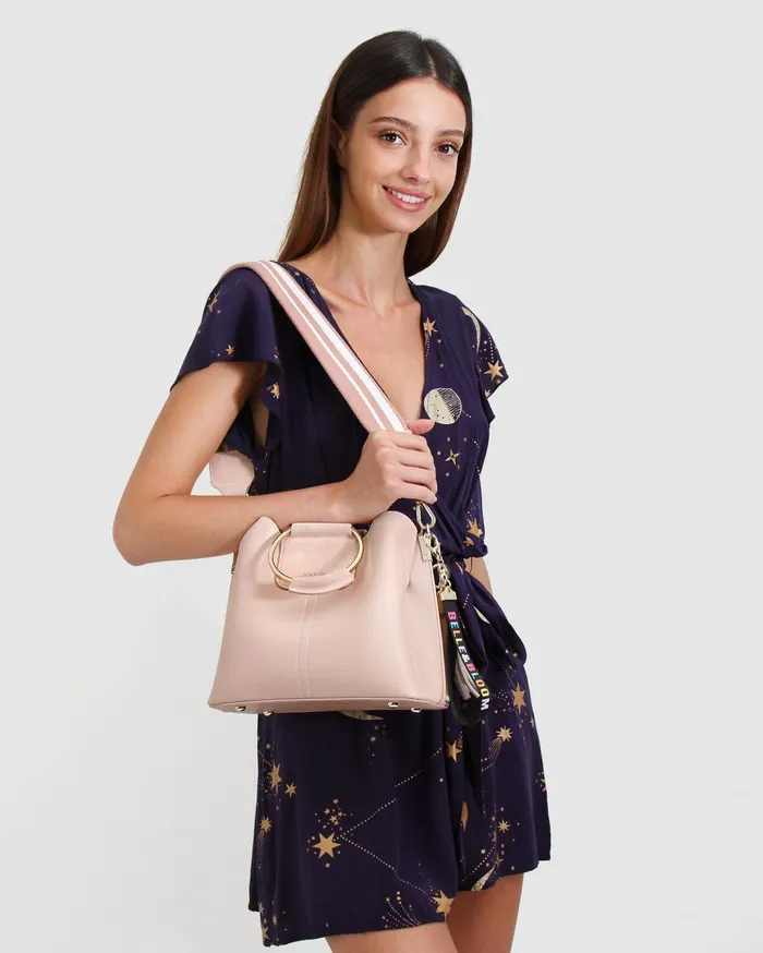 Women Handbags Belle and Bloom Twilight Leather CrossBody Bag 8211 Pink