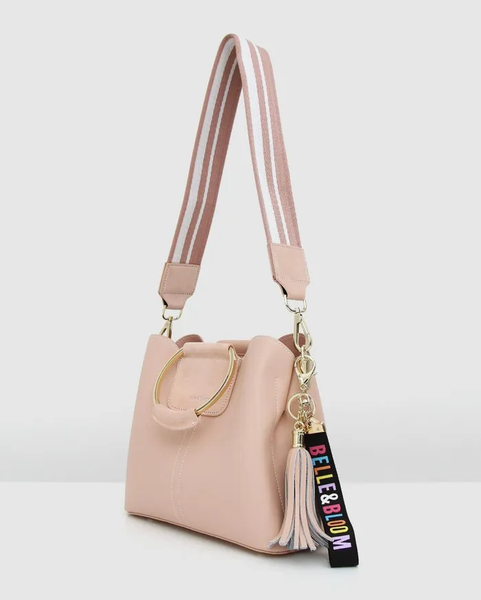 Women Handbags Belle and Bloom Twilight Leather CrossBody Bag 8211 Pink