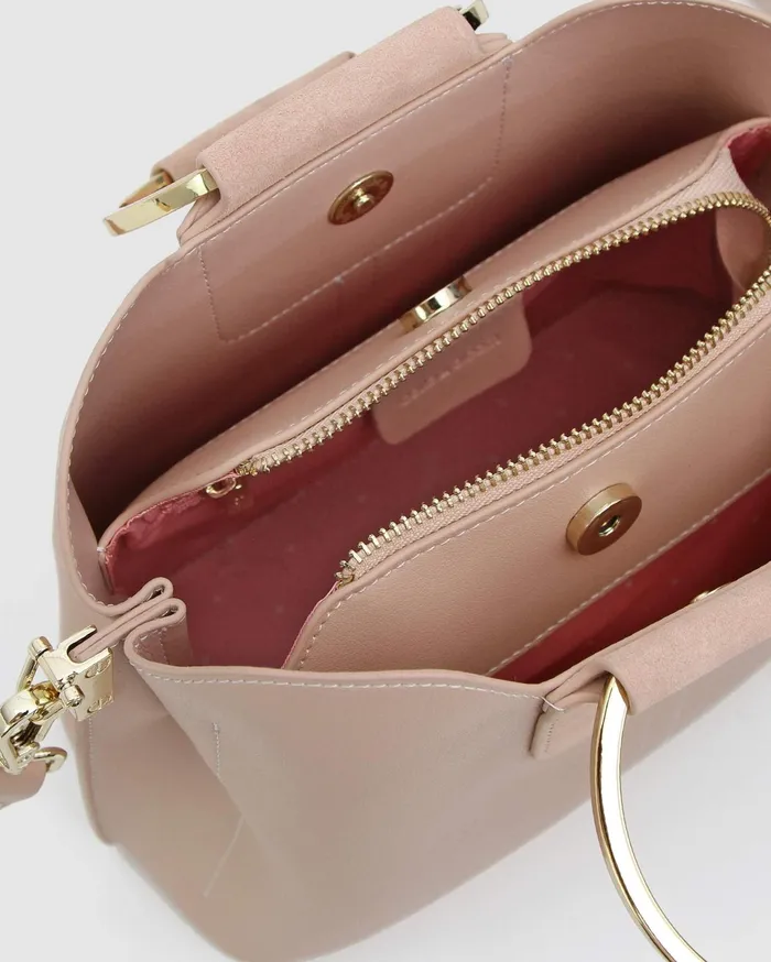 Women Handbags Belle and Bloom Twilight Leather CrossBody Bag 8211 Pink