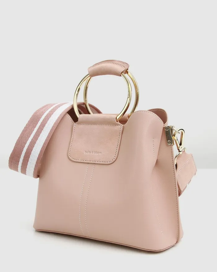 Women Handbags Belle and Bloom Twilight Leather CrossBody Bag 8211 Pink