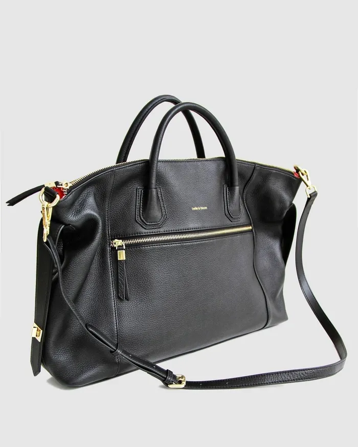Women Handbags Belle and Bloom Wild Heart Weekender Bag 8211 Black
