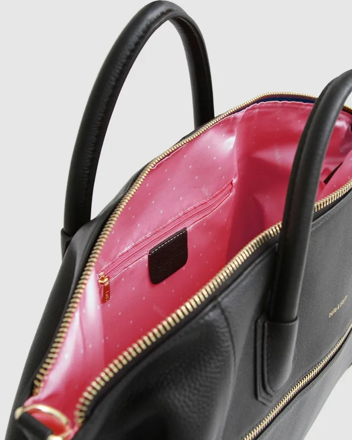Women Handbags Belle and Bloom Wild Heart Weekender Bag 8211 Black
