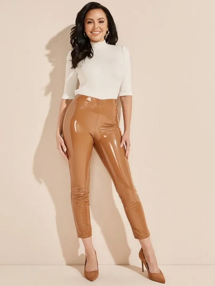 Women Harlow Pant Rust Brown Marciano Bottoms Women Harlow Pant Rust Brown Marciano Bottoms