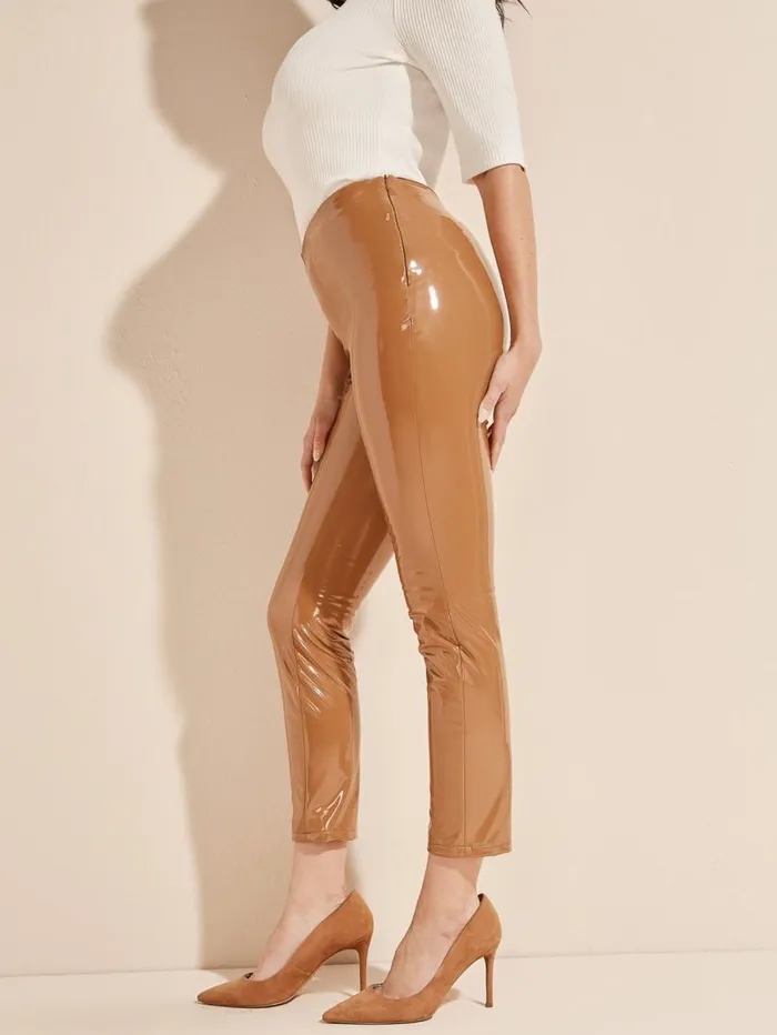 Women Harlow Pant Rust Brown Marciano Bottoms Women Harlow Pant Rust Brown Marciano Bottoms