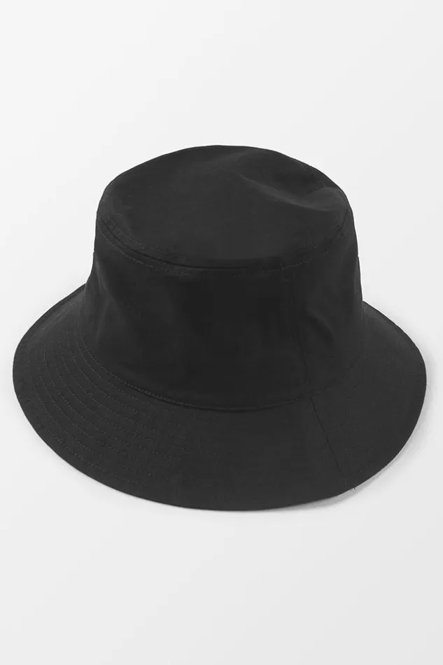 Women Hats and Scarves Cupshe Maribel Minimalism Black Bucket Hat Black