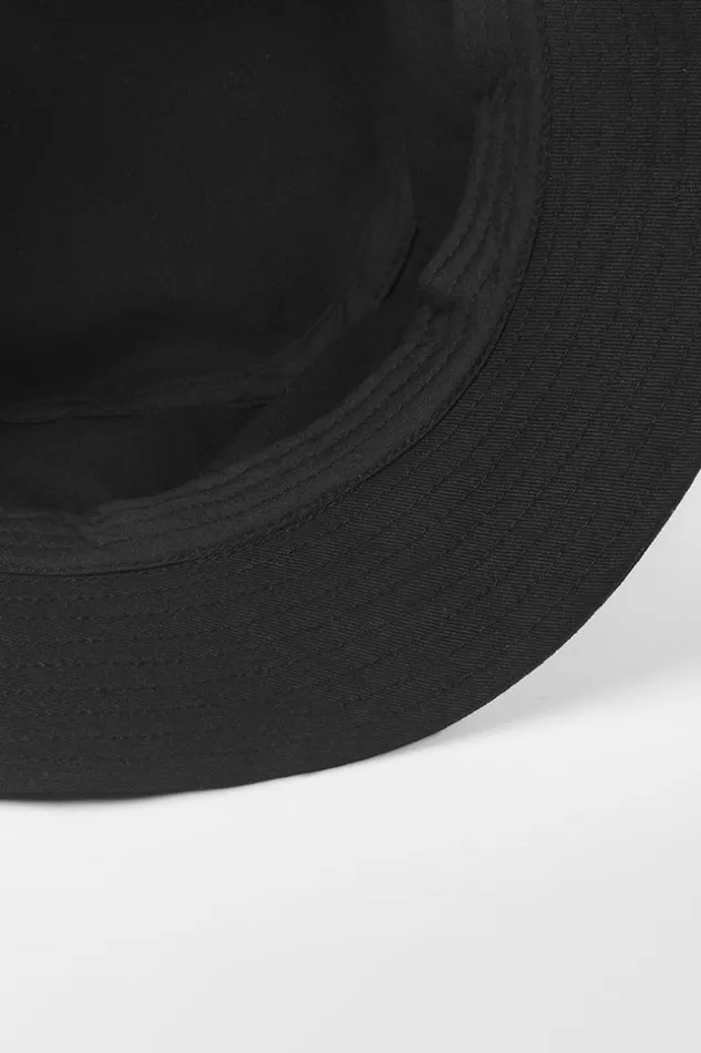 Women Hats and Scarves Cupshe Maribel Minimalism Black Bucket Hat Black