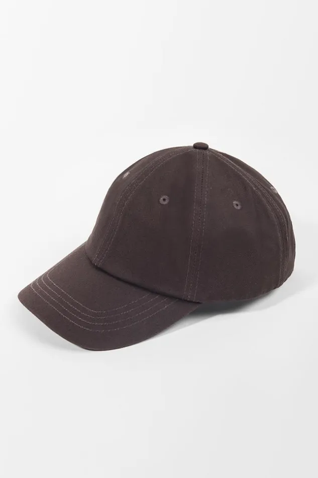 Women Hats and Scarves Cupshe Rendezvous Minimalism Brown Baseball Cap Brown