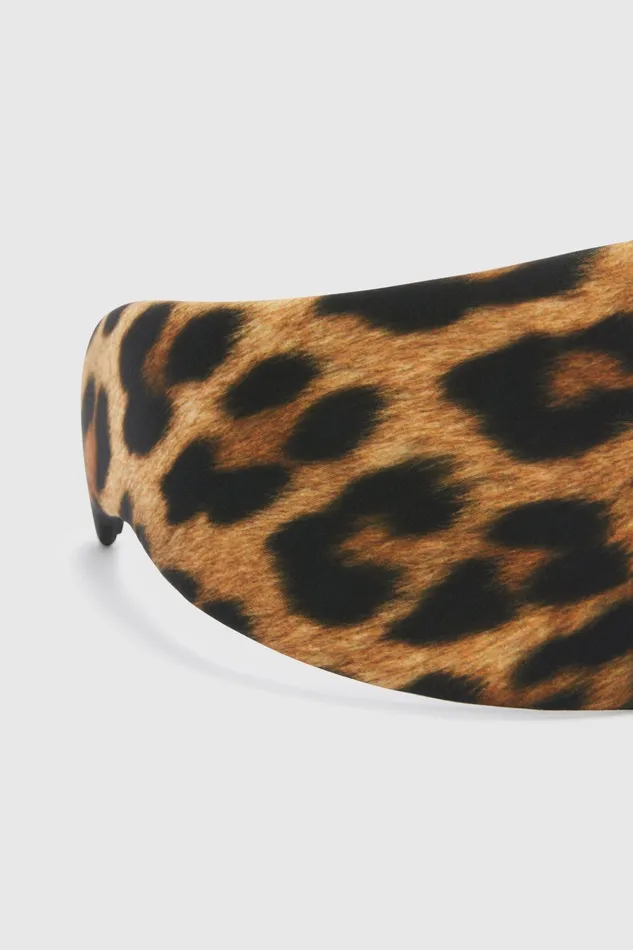 Women Hats And Headbands Ermanno Scervino Designer Headband With Animal Print 8211 Ermanno Scervino Leopard Print