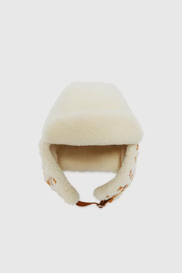 Women Hats And Headbands Ermanno Scervino Sheepskin Balaklava