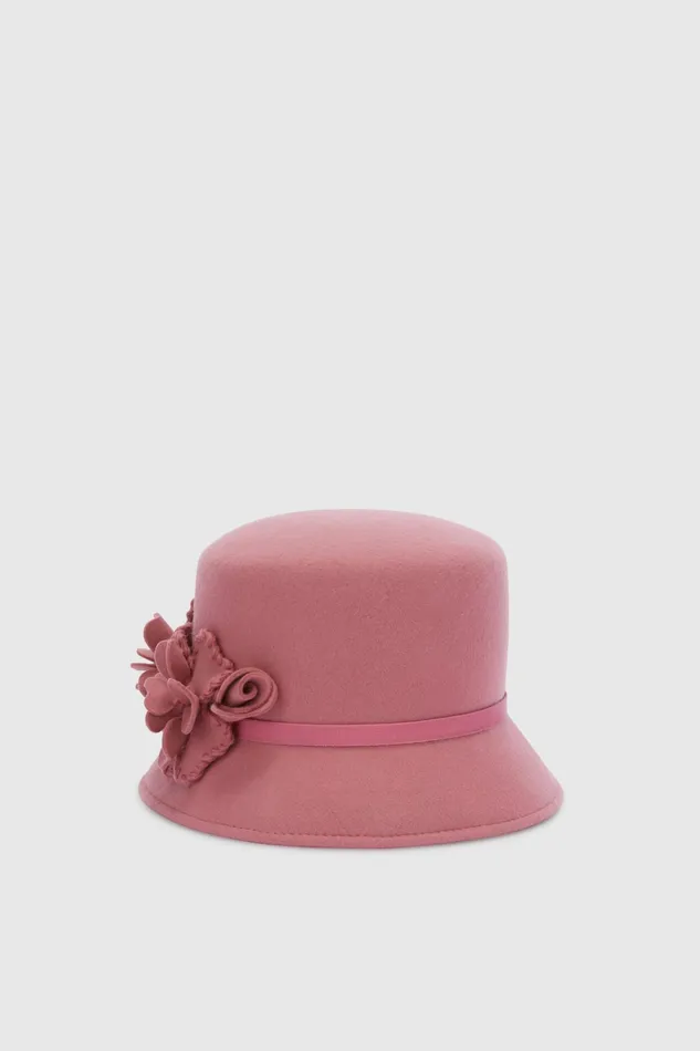 Women Hats And Headbands Ermanno Scervino Wool Bucket Hat Womens With Flower All Pink 8211 Ermanno Scervino Pink Women Hats And Headbands Ermanno Scervino Wool Bucket Hat Womens With Flower All Pink 8211 Ermanno Scervino Pink