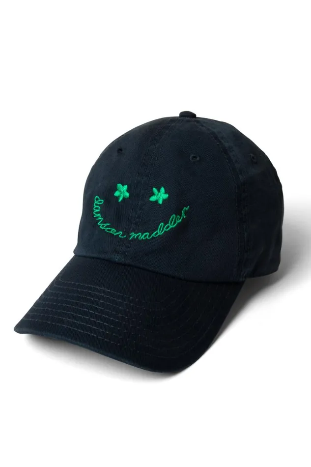 Women Hats Damson Madder Embroidered Cap 8211 Navy And Green