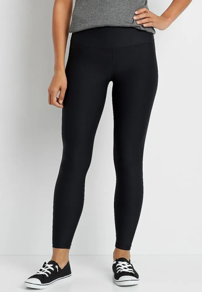 Women High Rise Black Sculpt Legging Maurices Bottoms