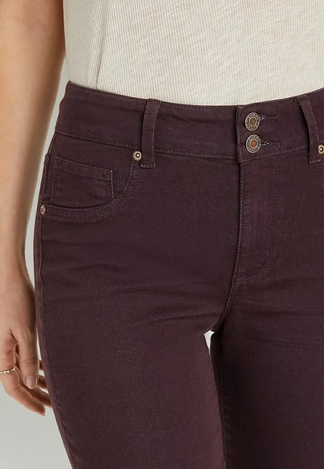 Women High Rise Double Button Jegging Made With RepreveandReg Maurices Jeans