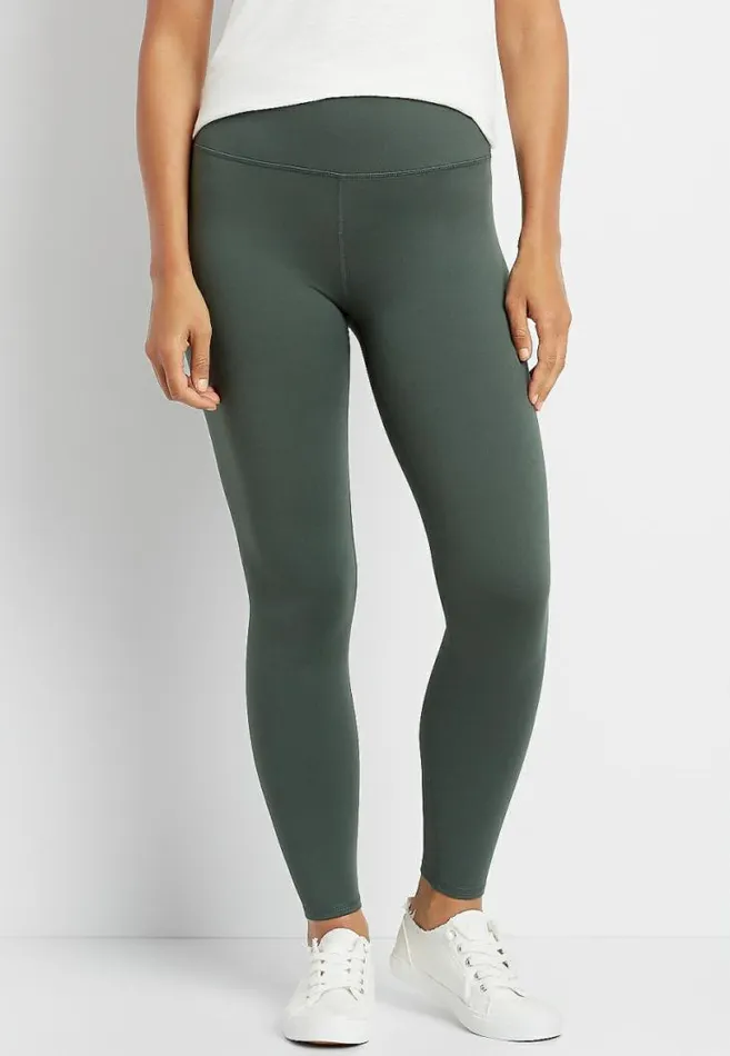 Women High Rise Full Length Luxe Legging Maurices Bottoms