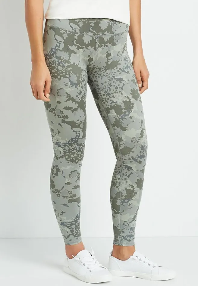 Women High Rise Mix Full Length Luxe Legging Maurices Bottoms