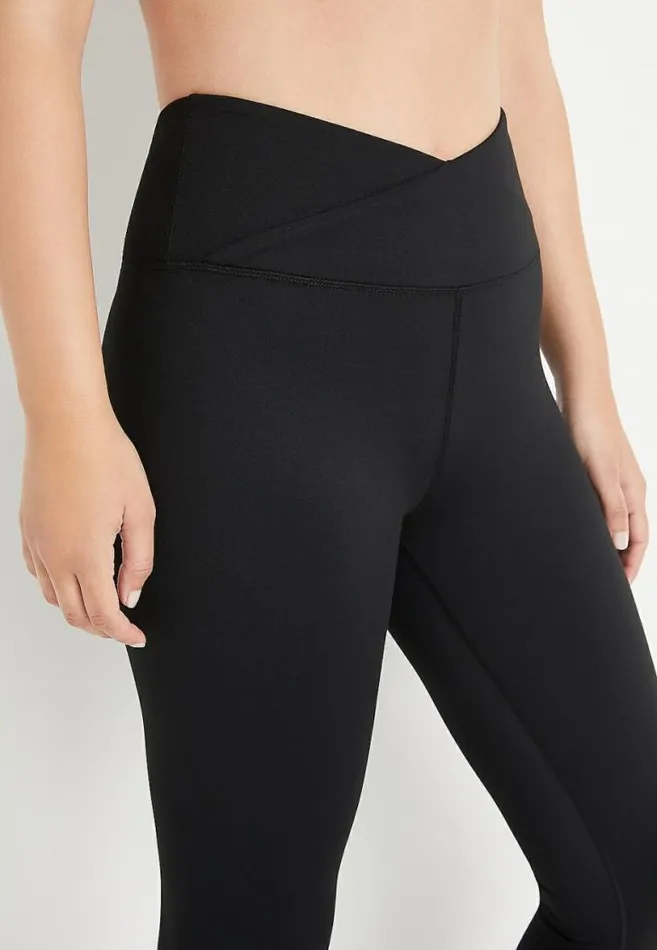 Women High Rise V Waist Luxe Legging Maurices Bottoms
