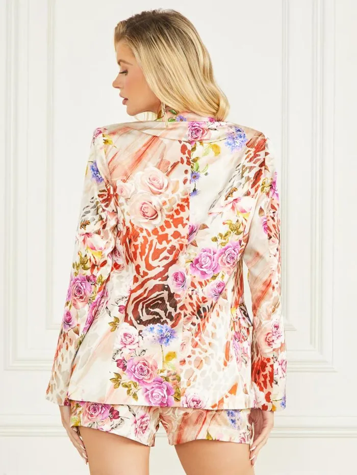 Women Hope Blazer Rose Shadow Print Marciano Jackets