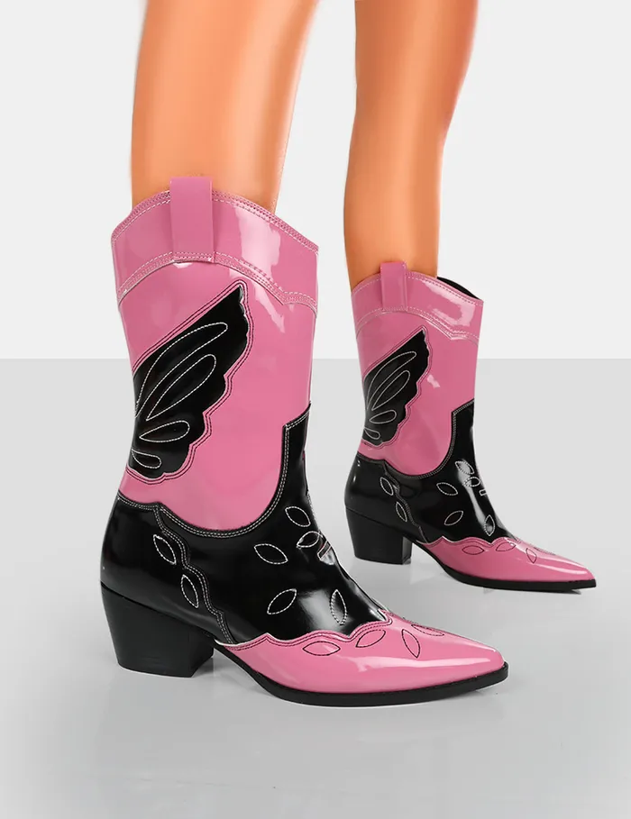 Women Howdy Pink Patent Western Cowboy Ankle Boots Public Desire Pink Public Desire Festival Women Howdy Pink Patent Western Cowboy Ankle Boots Public Desire Pink Public Desire Festival