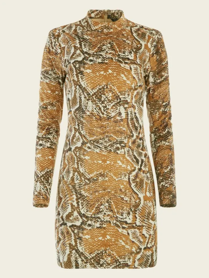 Women Hudson Snakeskin Printed Dress Secret Skin Print Marciano Dresses Women Hudson Snakeskin Printed Dress Secret Skin Print Marciano Dresses