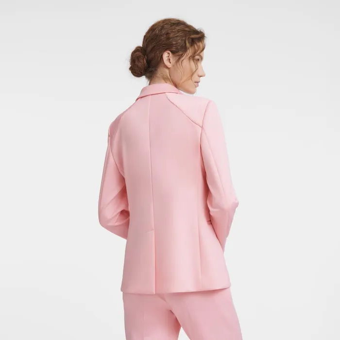 Women Jacket Pink Longchamp Coats and Jackets
