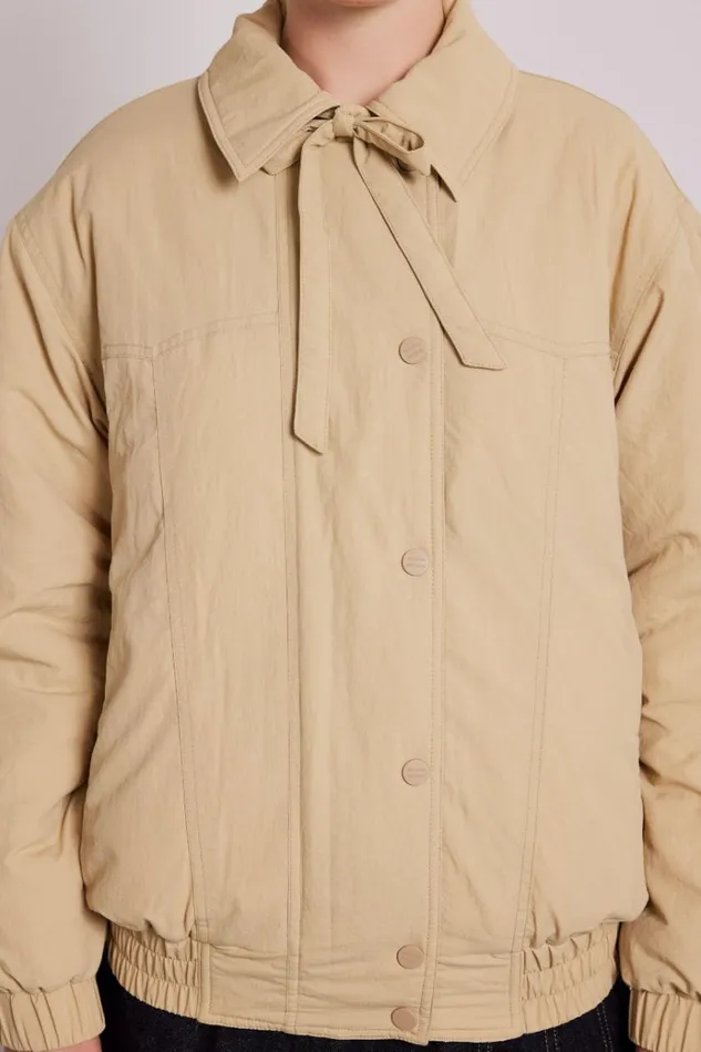 Women Jackets and Coats Damson Madder Claudia Bomber 8211 Tan