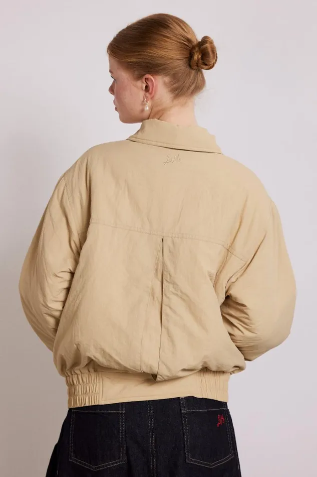 Women Jackets and Coats Damson Madder Claudia Bomber 8211 Tan