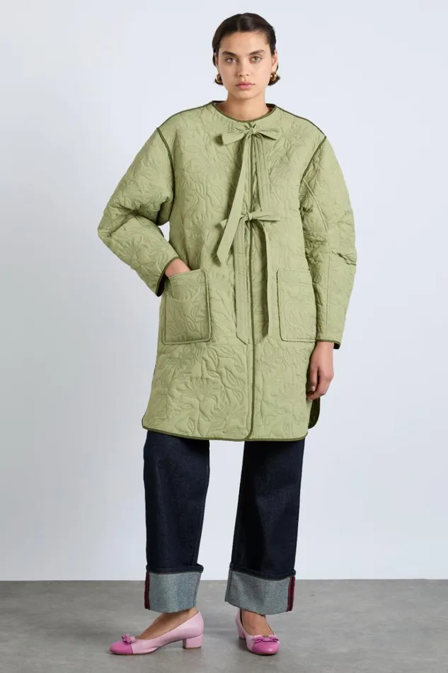 Women Jackets and Coats Damson Madder Valentine Jacket 8211 Green