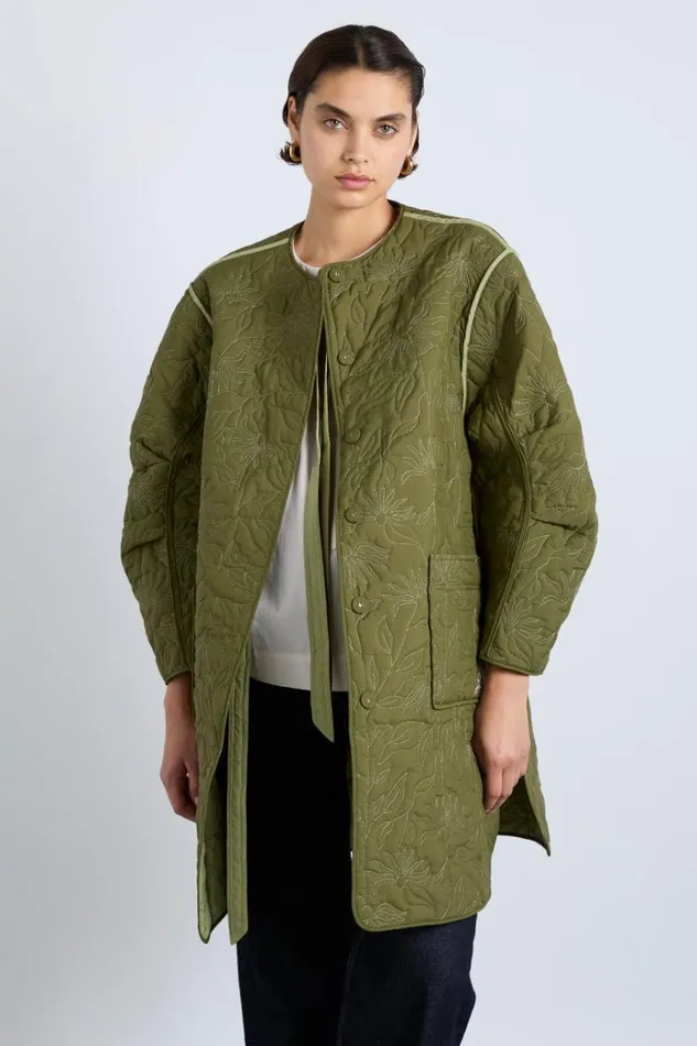 Women Jackets and Coats Damson Madder Valentine Jacket 8211 Green