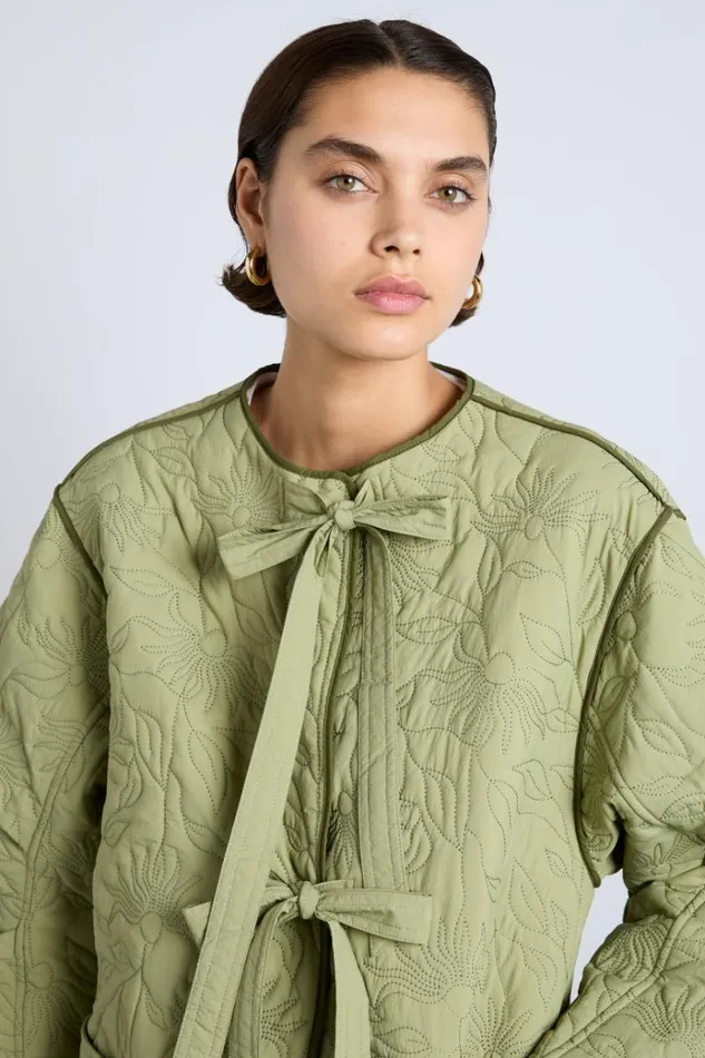Women Jackets and Coats Damson Madder Valentine Jacket 8211 Green