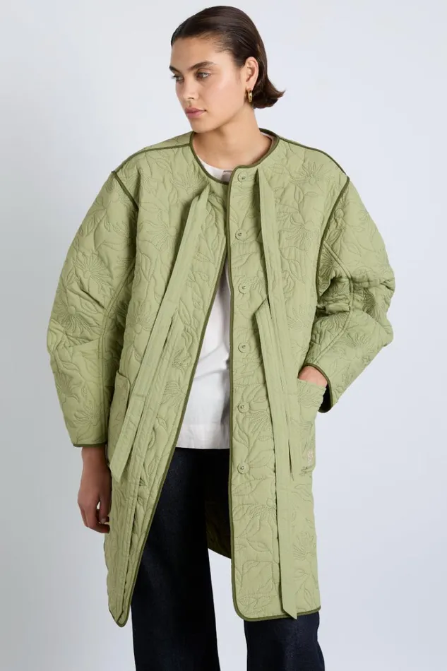 Women Jackets and Coats Damson Madder Valentine Jacket 8211 Green