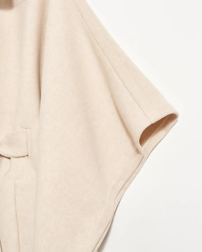 Women Jackets and Outerwear Billy Reid Cape Coat Ecru