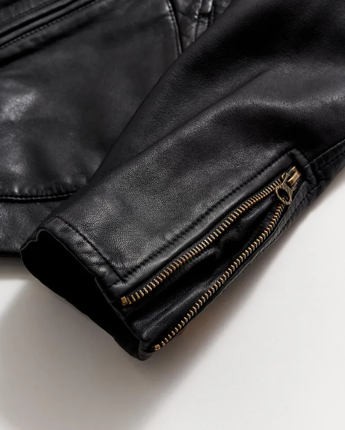 Women Jackets and Outerwear Billy Reid Classic Moto Black