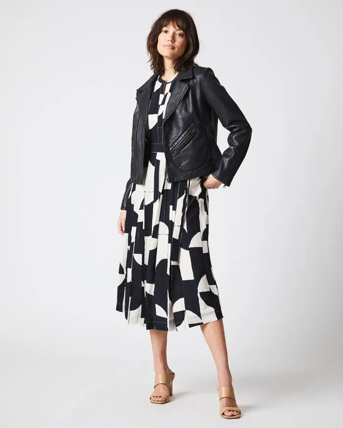 Women Jackets and Outerwear Billy Reid Classic Moto Black