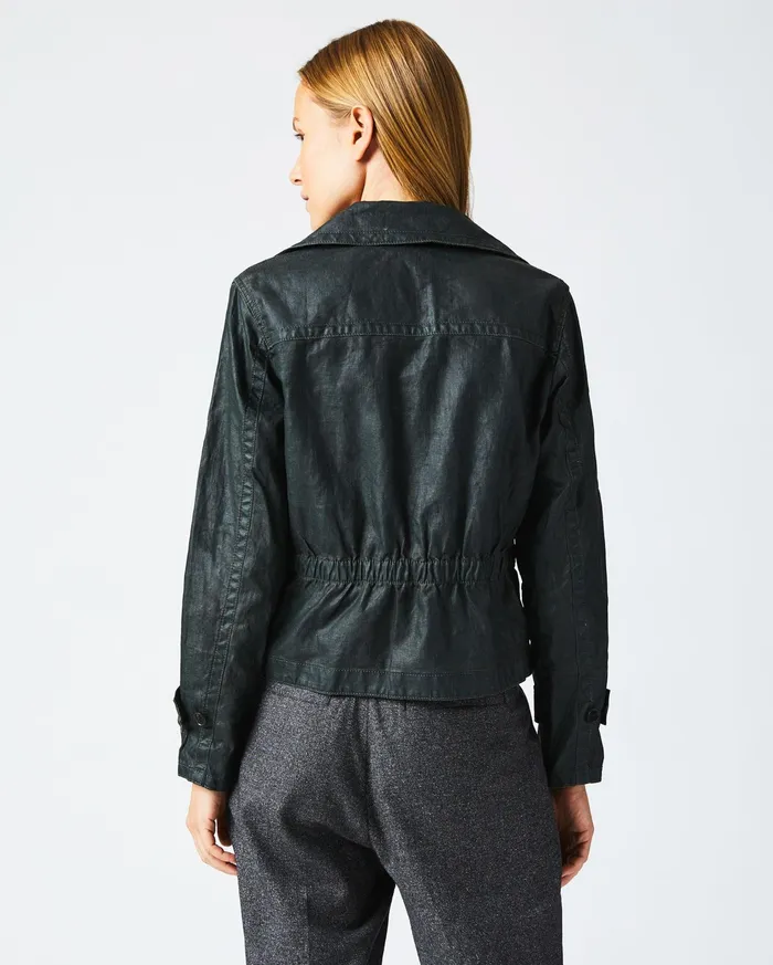 Women Jackets and Outerwear Billy Reid Field Jacket Forest Green