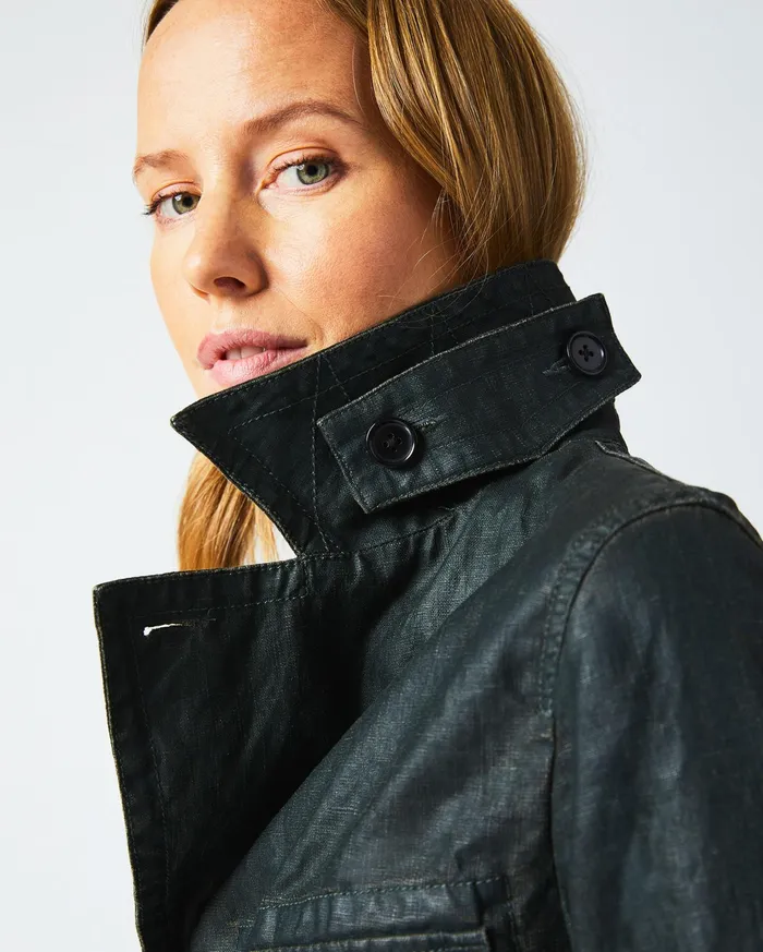 Women Jackets and Outerwear Billy Reid Field Jacket Forest Green