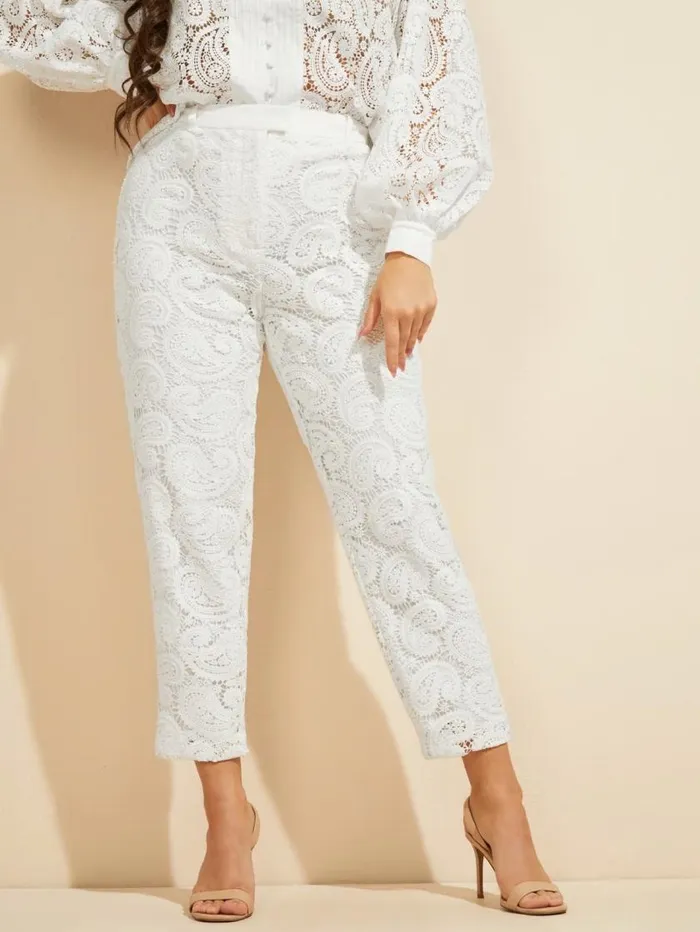 Women Janelle Pant Pale Pearl Marciano Bottoms