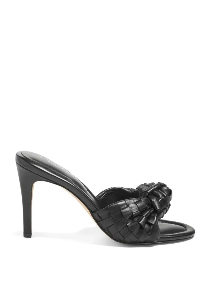 Women Janna Heeled Mule Black1 Marciano Shoes Women Janna Heeled Mule Black1 Marciano Shoes