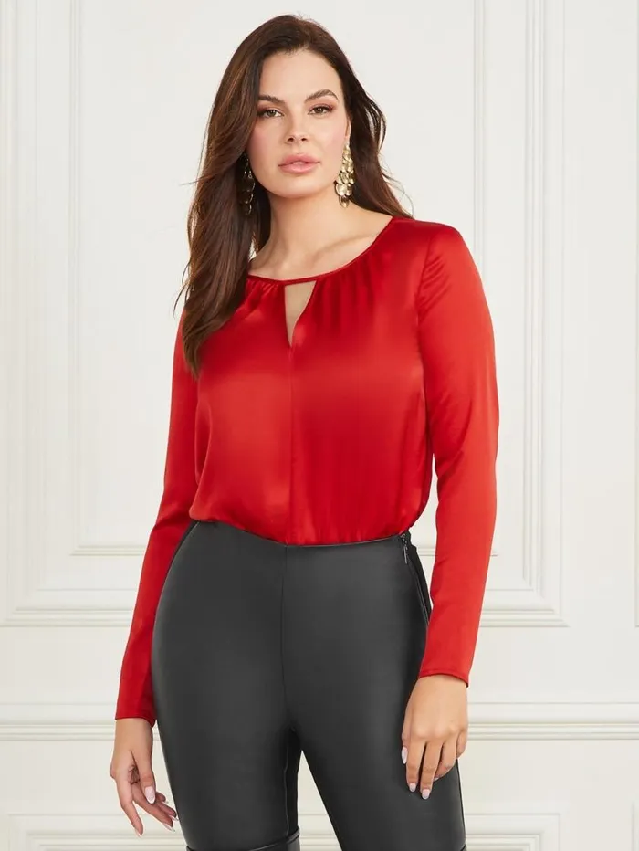 Women Jenni Bodysuit Red Hot Marciano Tops And Sweaters
