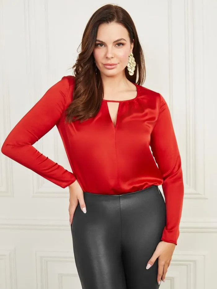 Women Jenni Bodysuit Red Hot Marciano Tops And Sweaters