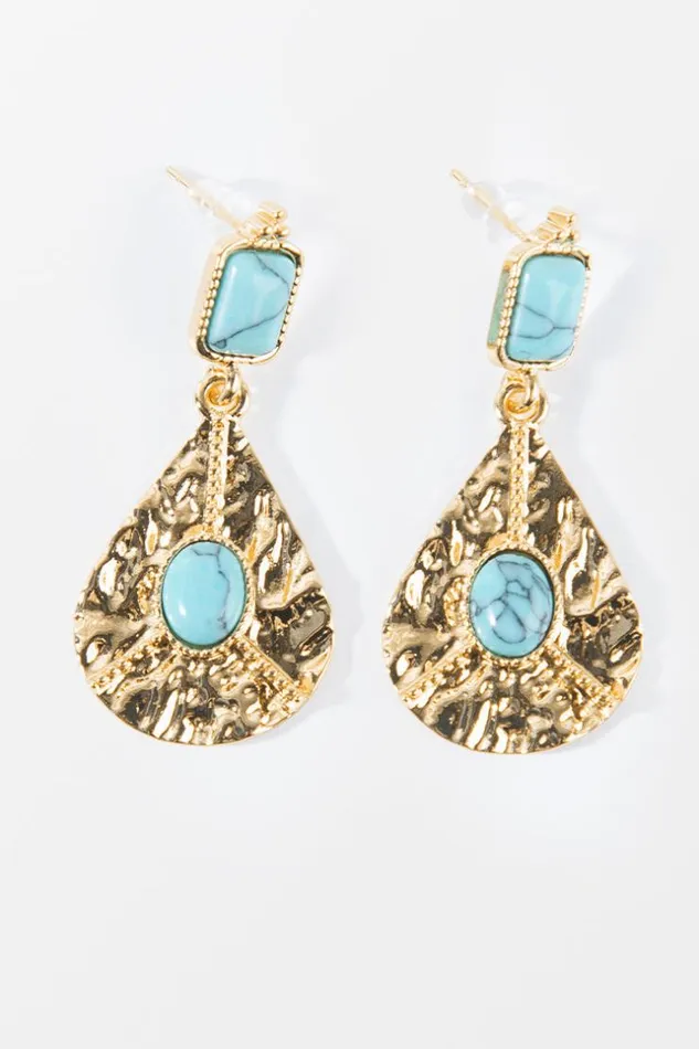 Women Jewellery Cupshe Katerina Geometric Print Tophus Earring Multicolor