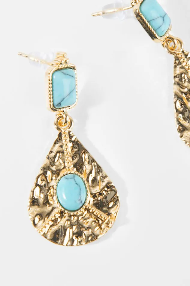 Women Jewellery Cupshe Katerina Geometric Print Tophus Earring Multicolor