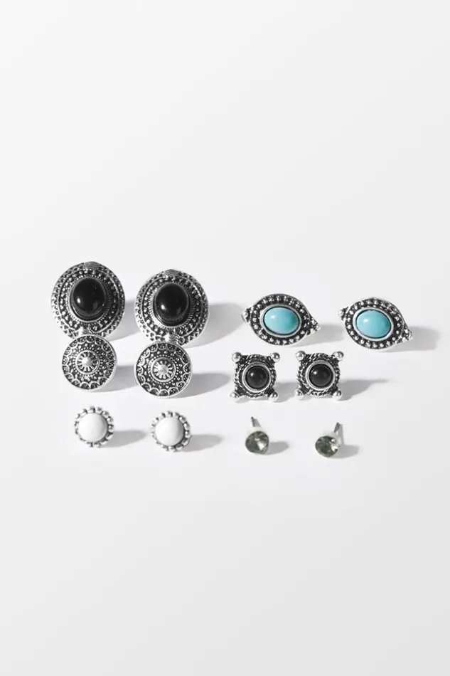 Women Jewellery Cupshe Katerina Geometric Tophus Alloy Earring Multicolor